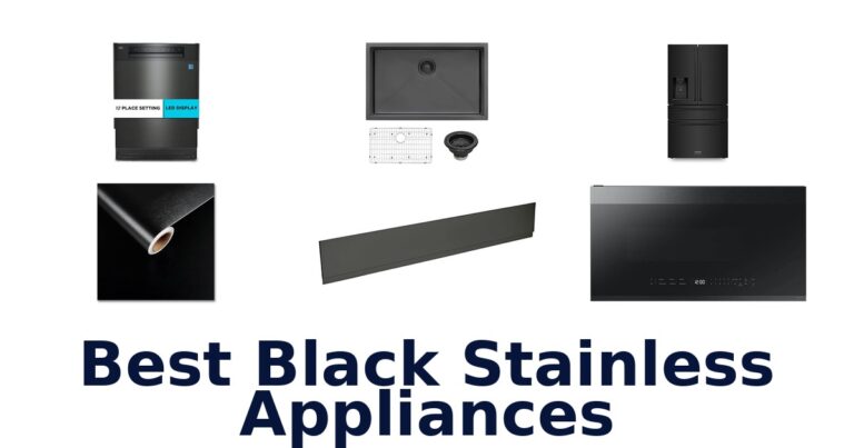 best black stainless appliances