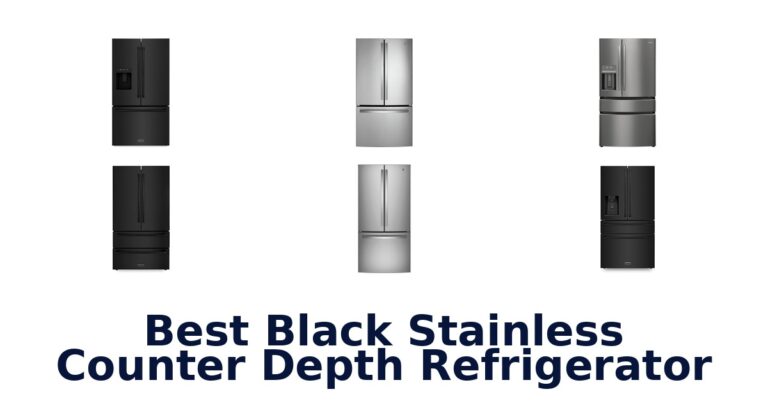 best black stainless counter depth refrigerator