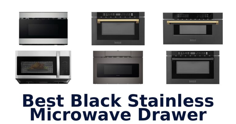 best black stainless microwave drawer