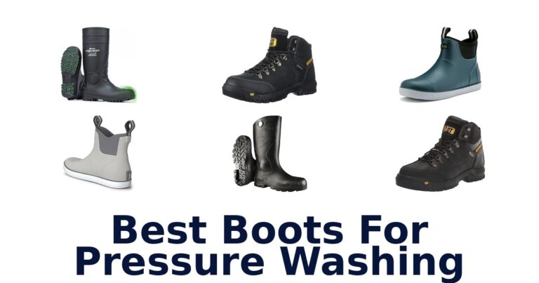 best boots for pressure washing