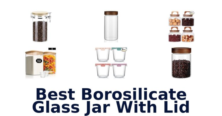 best borosilicate glass jar with lid