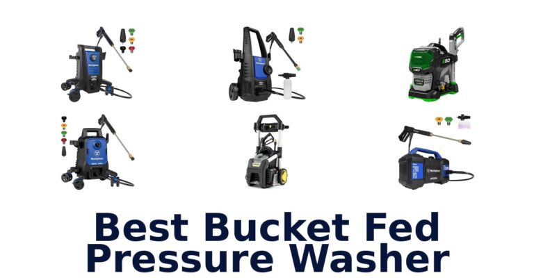 best bucket fed pressure washer