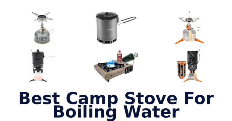 best camp stove for boiling water