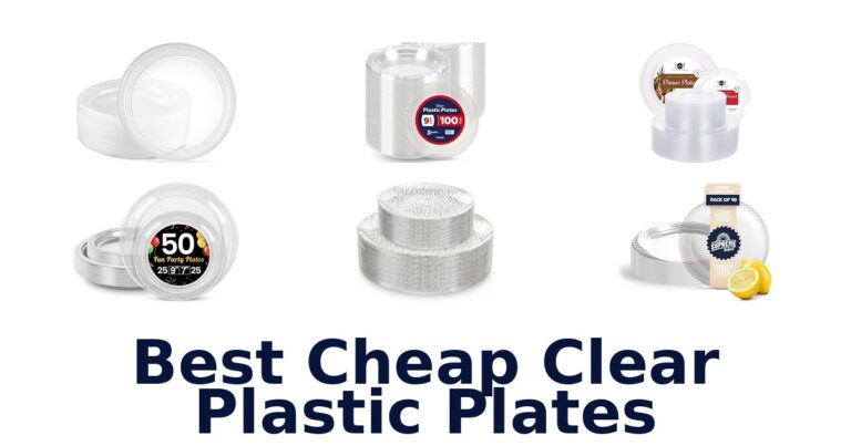 best cheap clear plastic plates