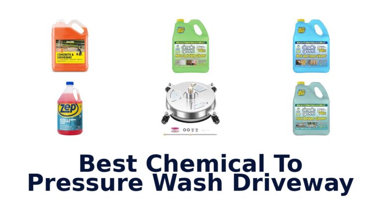Best Chemicals to Pressure Wash Driveways: Top 10 Picks best chemical to pressure wash driveway