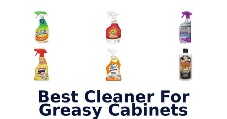best cleaner for greasy cabinets