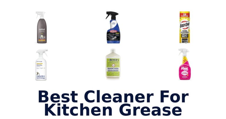 best cleaner for kitchen grease
