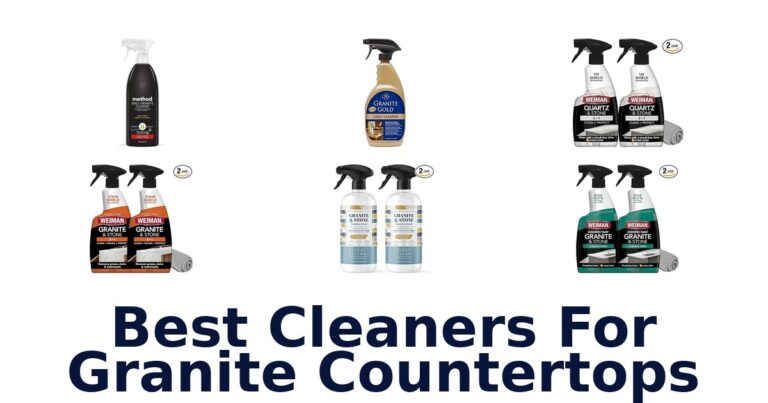 best cleaners for granite countertops