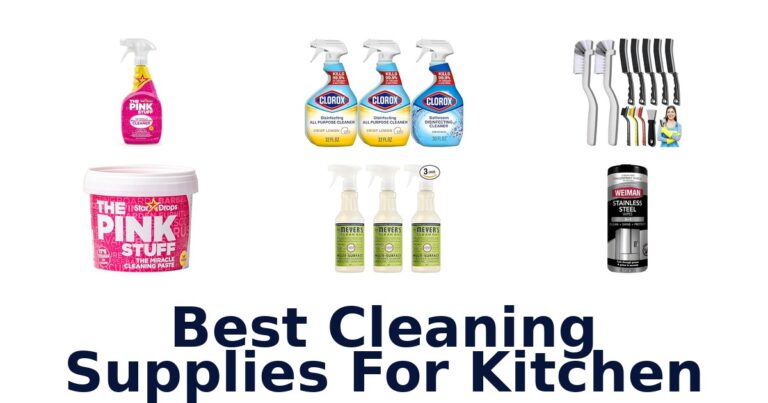 best cleaning supplies for kitchen