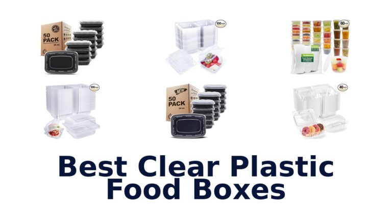 best clear plastic food boxes