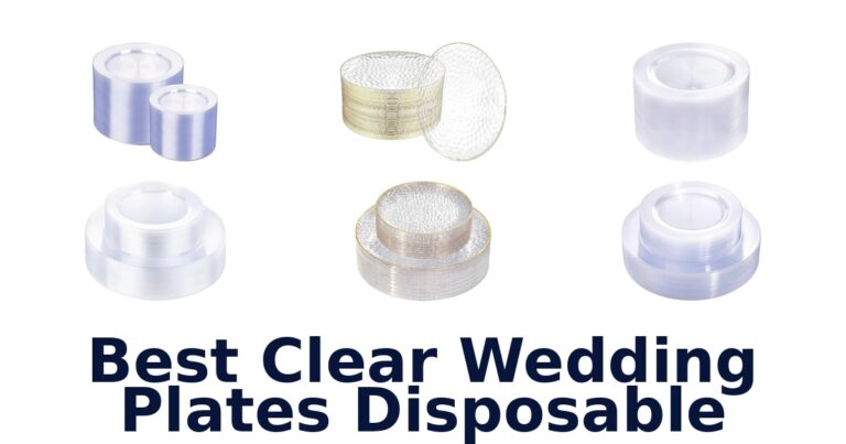best clear wedding plates disposable