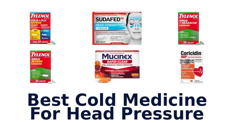best cold medicine for head pressure