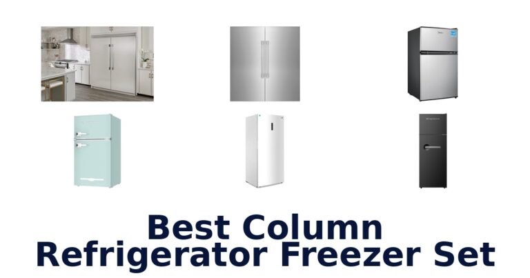 best column refrigerator freezer set