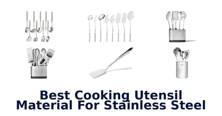 best cooking utensil material for stainless steel