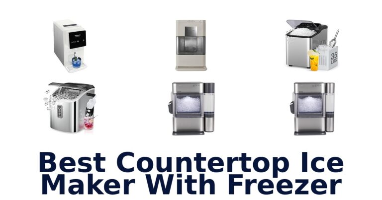 best countertop ice maker with freezer