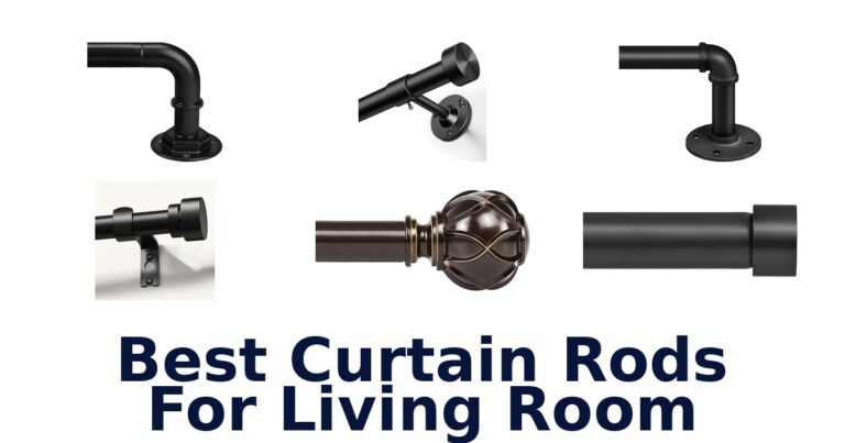 best curtain rods for living room