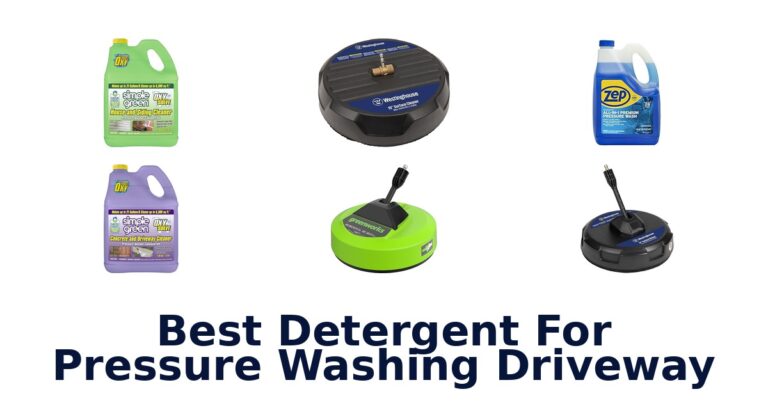 best detergent for pressure washing driveway