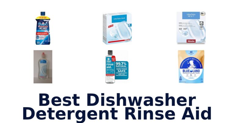 best dishwasher detergent rinse aid