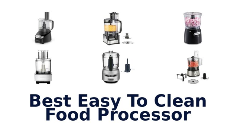 best easy to clean food processor