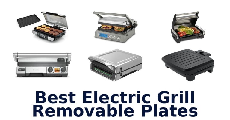 best electric grill removable plates
