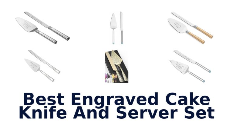 Best Engraved Cake Knife & Server Sets: Top 10 Picks best engraved cake knife and server set