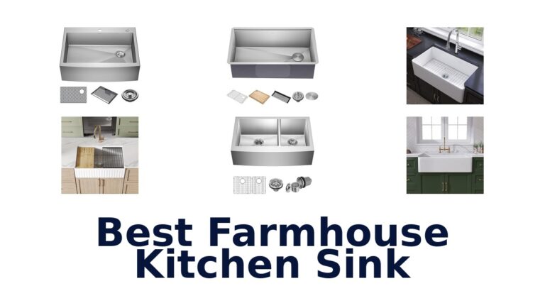 best farmhouse kitchen sink
