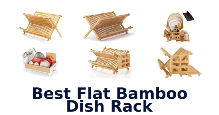 best flat bamboo dish rack