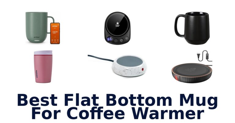 best flat bottom mug for coffee warmer