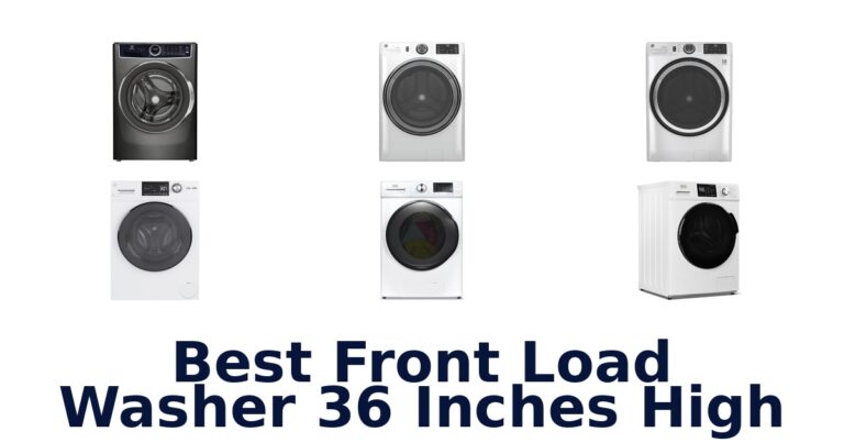best front load washer 36 inches high