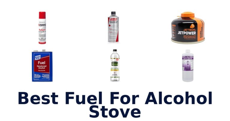 best fuel for alcohol stove