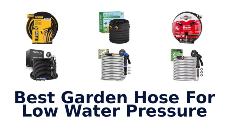 best garden hose for low water pressure