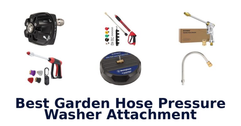 best garden hose pressure washer attachment