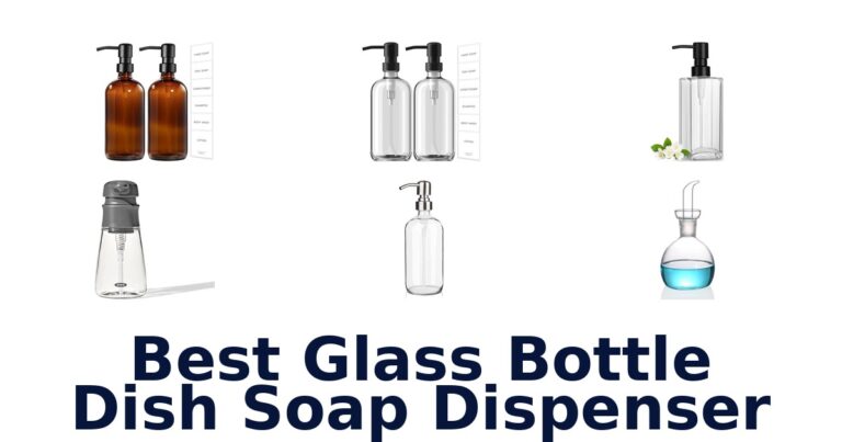 BEST Glass Bottle Dish Soap Dispensers: Top 10 Picks best glass bottle dish soap dispenser