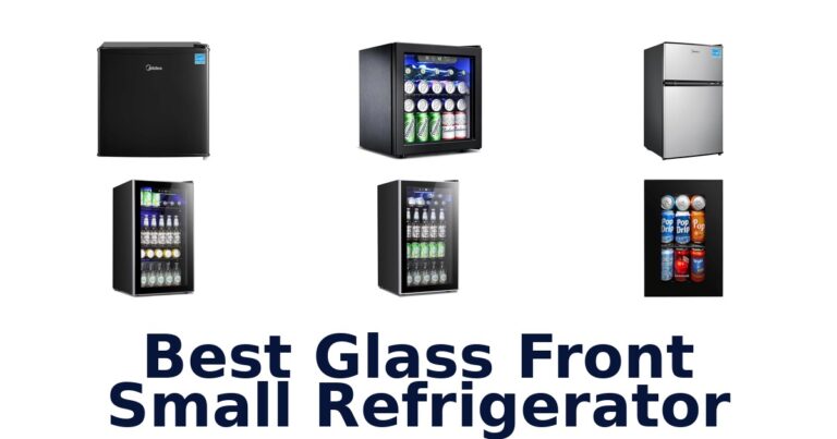 best glass front small refrigerator