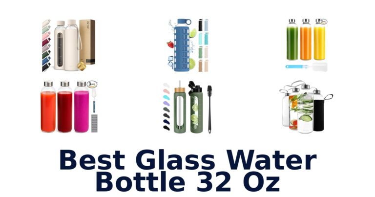 best glass water bottle 32 oz