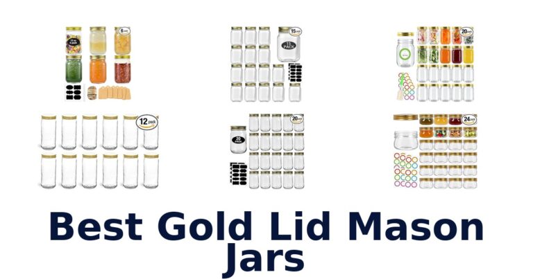 best gold lid mason jars