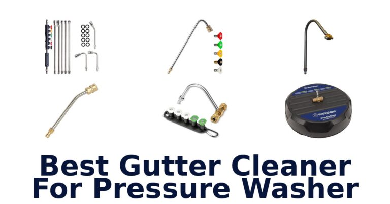 best gutter cleaner for pressure washer