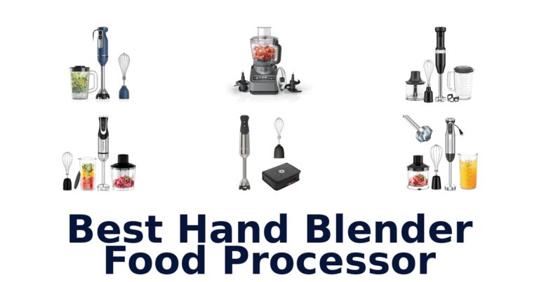 BEST Hand Blender Food Processor: Top 10 Picks best hand blender food processor