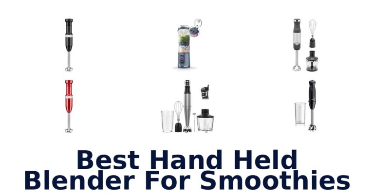 Best Hand Held Blenders for Smoothies: Top 10 Picks best hand held blender for smoothies