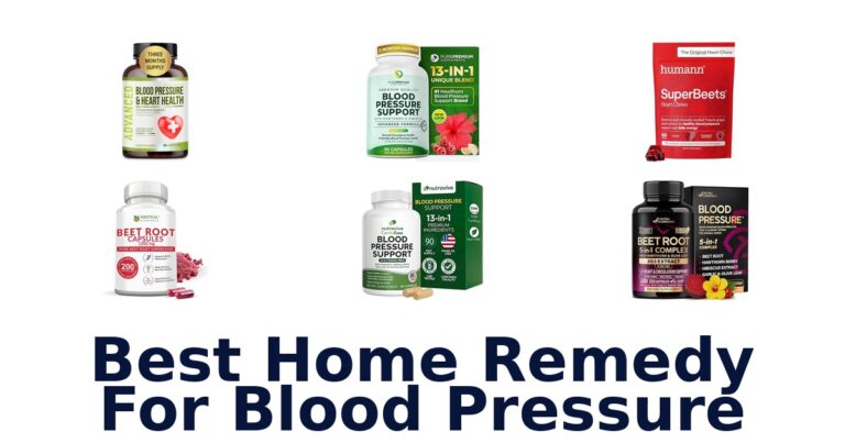 best home remedy for blood pressure