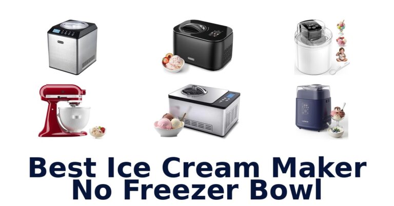 best ice cream maker no freezer bowl