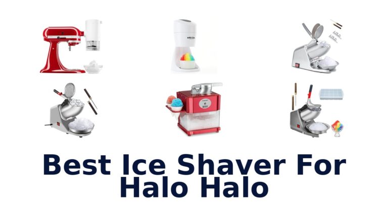 best ice shaver for halo halo