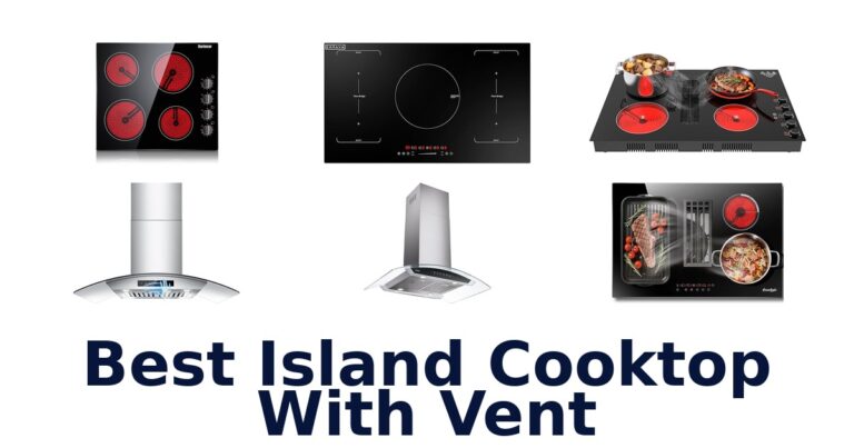 best island cooktop with vent