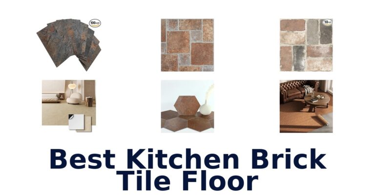 best kitchen brick tile floor