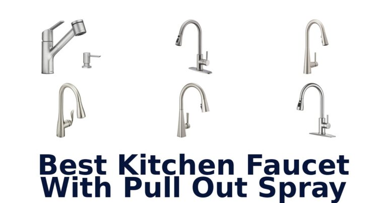 best kitchen faucet with pull out spray