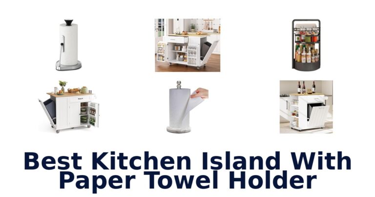 best kitchen island with paper towel holder