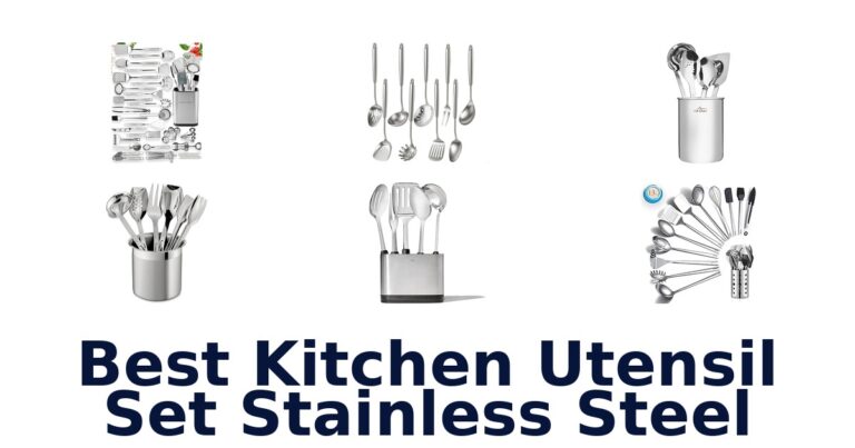 best kitchen utensil set stainless steel