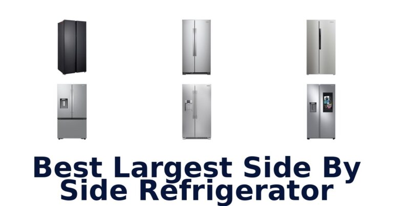 best largest side by side refrigerator