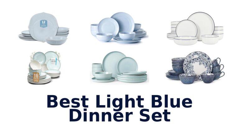 best light blue dinner set