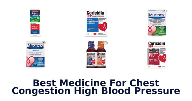 best medicine for chest congestion high blood pressure
